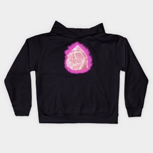 Rose Quartz Crystal Chakra and Meaning Kids Hoodie